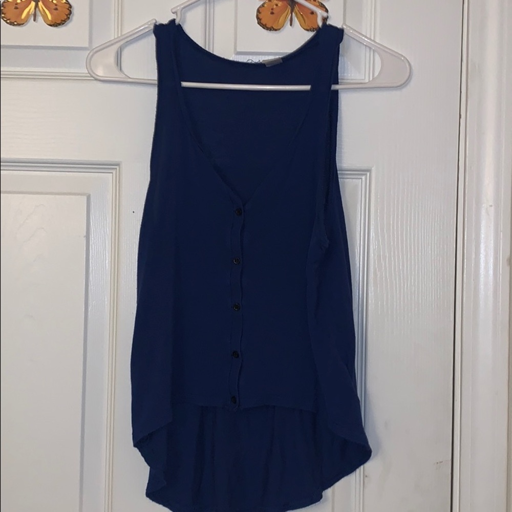 NAVY BLUE TANK TOP